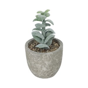 glo-21027-21027_2 GLOBOSTAR® ARTIFICIAL GARDEN SUCCULENT SEDEVERIA POTTED PLANT 21027 ΔΙΑΚΟΣΜΗΤΙΚΟ ΦΥΤΟ ΣΕΔΕ