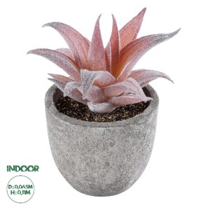 glo-21032-21032_0 GLOBOSTAR® ARTIFICIAL GARDEN SUCCULENT ALOE 21032 ΔΙΑΚΟΣΜΗΤΙΚΟ ΦΥΤΟ ΠΑΧΥΦΥΤΟ ΑΛΟΗ Υ11CM