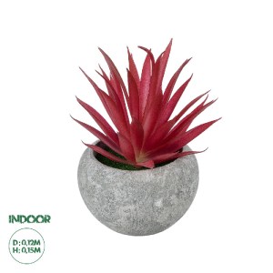 glo-21035-21035_0 GLOBOSTAR® ARTIFICIAL GARDEN AIR PLANT TILLANDSIA POTTED PLANT 21035 ΔΙΑΚΟΣΜΗΤΙΚΟ ΦΥΤΟ ΤΙΛ