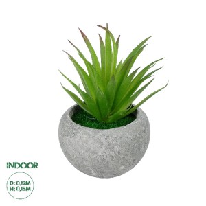 glo-21036-21036_0 GLOBOSTAR® ARTIFICIAL GARDEN AIR PLANT TILLANDSIA POTTED PLANT 21036 ΔΙΑΚΟΣΜΗΤΙΚΟ ΦΥΤΟ ΤΙΛ