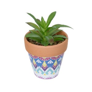 glo-21040-21040_2 GLOBOSTAR® ARTIFICIAL GARDEN SUCCULENT ALOE POTTED PLANT 21040 ΔΙΑΚΟΣΜΗΤΙΚΟ ΦΥΤΟ ΑΛΟΗ Φ9 X