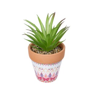 glo-21043-21043_2 GLOBOSTAR® ARTIFICIAL GARDEN AIR PLANT NEOPHYTUM POTTED PLANT 21043 ΔΙΑΚΟΣΜΗΤΙΚΟ ΦΥΤΟ ΝΕΟΦ
