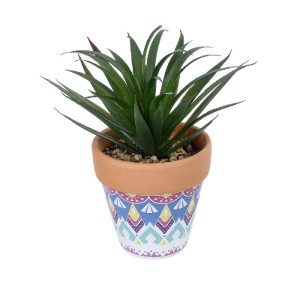 glo-21047-21047_2 GLOBOSTAR® ARTIFICIAL GARDEN SUCCULENT SANSEVIERIA POTTED PLANT 21047 ΔΙΑΚΟΣΜΗΤΙΚΟ ΦΥΤΟ ΣΑ