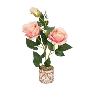 glo-21074-21074_2.webp GLOBOSTAR® ARTIFICIAL GARDEN PINK ROSE 20984 ΔΙΑΚΟΣΜΗΤΙΚΟ ΦΥΤΟ ΡΟΖ ΤΡΙΑΝΤΑΦΥΛΛΑ  Υ38CM