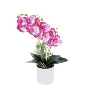 glo-21079-21079_2 GLOBOSTAR® ARTIFICIAL GARDEN PINK + FUCHSIA ORCHID 21079 ΔΙΑΚΟΣΜΗΤΙΚΟ ΦΥΤΟ ΡΟΖ - ΦΟΥΞΙΑ ΟΡ