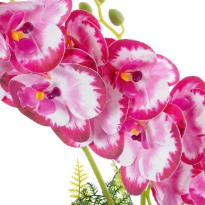glo-21079-21079_3 GLOBOSTAR® ARTIFICIAL GARDEN PINK + FUCHSIA ORCHID 21079 ΔΙΑΚΟΣΜΗΤΙΚΟ ΦΥΤΟ ΡΟΖ - ΦΟΥΞΙΑ ΟΡ