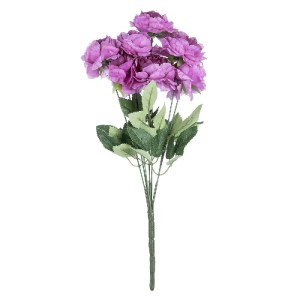 glo-21080-21080_2 GLOBOSTAR® ARTIFICIAL GARDEN  PURPLE PEONY FLOWER BRANCH 21080 ΤΕΧΝΗΤΟ ΔΙΑΚΟΣΜΗΤΙΚΟ ΜΠΟΥΚΕ
