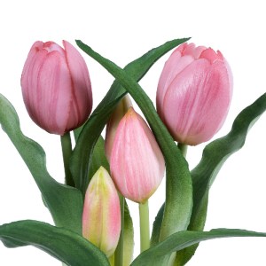 glo-21092-21092_3 GLOBOSTAR® ARTIFICIAL GARDEN PINK TULIP 21092 ΔΙΑΚΟΣΜΗΤΙΚΟ ΦΥΤΟ ΡΟΖ ΤΟΥΛΙΠΑ Υ23CM