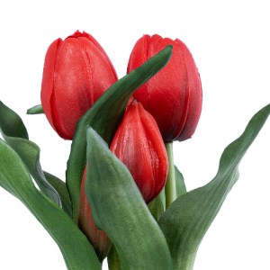 glo-21094-21094_3 GLOBOSTAR® ARTIFICIAL GARDEN RED TULIP 21094 ΔΙΑΚΟΣΜΗΤΙΚΟ ΦΥΤΟ ΚΟΚΚΙΝΗ ΤΟΥΛΙΠΑ Υ23CM
