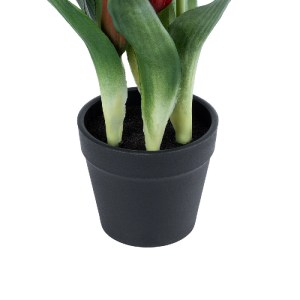 glo-21094-21094_4 GLOBOSTAR® ARTIFICIAL GARDEN RED TULIP 21094 ΔΙΑΚΟΣΜΗΤΙΚΟ ΦΥΤΟ ΚΟΚΚΙΝΗ ΤΟΥΛΙΠΑ Υ23CM