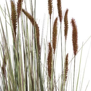 glo-21103-21103_3 GLOBOSTAR® ARTIFICIAL GARDEN BROWN LAGURUS 21103 ΔΙΑΚΟΣΜΗΤΙΚΟ ΦΥΤΟ ΚΑΦΕ ΛΑΓΟΟΥΡΑ Υ180CM