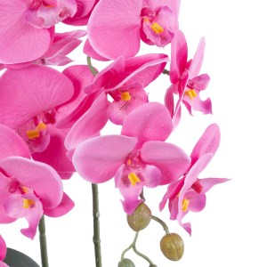 glo-21116-21116_3 GLOBOSTAR® ARTIFICIAL GARDEN PINK ORCHID 21116 ΔΙΑΚΟΣΜΗΤΙΚΟ ΦΥΤΟ ΡΟΖ ΟΡΧΙΔΕΑ Υ45CM
