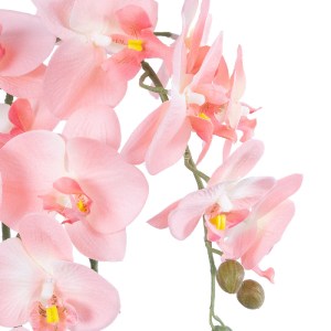 glo-21118-21118_3 GLOBOSTAR® ARTIFICIAL GARDEN SALMON ORCHID 21118 ΔΙΑΚΟΣΜΗΤΙΚΟ ΦΥΤΟ ΡΟΖ-ΠΟΡΤΟΚΑΛΙ ΟΡΧΙΔΕΑ Υ