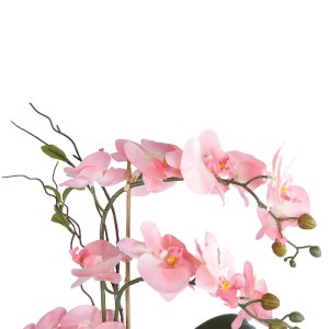 glo-21126-21126_4 GLOBOSTAR® ARTIFICIAL GARDEN PINK ORCHID 21126 ΔΙΑΚΟΣΜΗΤΙΚΟ ΦΥΤΟ ΡΟΖ ΟΡΧΙΔΕΑ Υ42CM