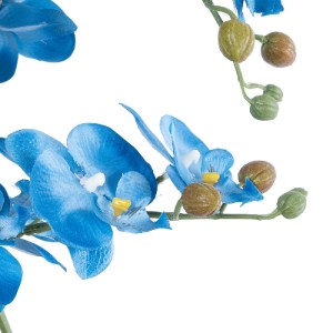 glo-21130-21130_3 GLOBOSTAR® ARTIFICIAL GARDEN BLUE ORCHID 21130 ΔΙΑΚΟΣΜΗΤΙΚΟ ΦΥΤΟ ΜΠΛΕ ΟΡΧΙΔΕΑ Υ43CM