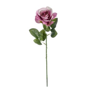 glo-21136-21136_2 GLOBOSTAR® ARTIFICIAL GARDEN  PINK ROSE BRANCH 21136 ΤΕΧΝΗΤΟ ΔΙΑΚΟΣΜΗΤΙΚΟ ΚΛΑΔΙ ΡΟΖΤΡΙΑΝΤΑ