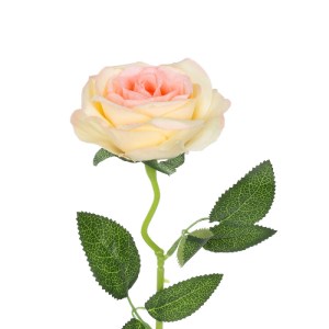 glo-21141-21141_3 GLOBOSTAR® ARTIFICIAL GARDEN CHAMPAGNE ROSE BRANCH 21141 ΤΕΧΝΗΤΟ ΔΙΑΚΟΣΜΗΤΙΚΟ ΚΛΑΔΙ ΣΑΜΠΑΝ