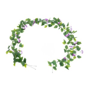 glo-21152-21152_2 GLOBOSTAR® ARTIFICIAL GARDEN MORNING GLORY GARLAND 21152 ΤΕΧΝΗΤΗ ΔΙΑΚΟΣΜΗΤΙΚΗ ΓΥΡΛΑΝΤΑ ΟΡΤ