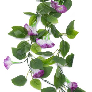 glo-21152-21152_3 GLOBOSTAR® ARTIFICIAL GARDEN MORNING GLORY GARLAND 21152 ΤΕΧΝΗΤΗ ΔΙΑΚΟΣΜΗΤΙΚΗ ΓΥΡΛΑΝΤΑ ΟΡΤ