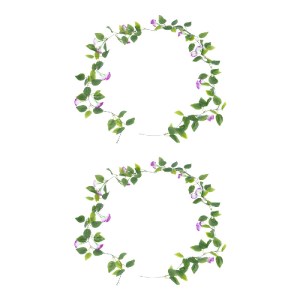 glo-21152-21152_4 GLOBOSTAR® ARTIFICIAL GARDEN MORNING GLORY GARLAND 21152 ΤΕΧΝΗΤΗ ΔΙΑΚΟΣΜΗΤΙΚΗ ΓΥΡΛΑΝΤΑ ΟΡΤ