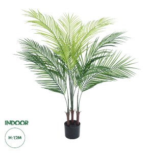glo-21154-21154_0 GLOBOSTAR® ARTIFICIAL GARDEN PALM TREE 21154 ΔΙΑΚΟΣΜΗΤΙΚΟ ΦΥΤΟ ΦΟΙΝΙΚΑΣ Υ120CM