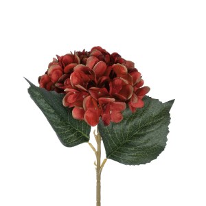 glo-21174-21174_3 GLOBOSTAR® ARTIFICIAL GARDEN RED HYDRANGEA BRANCH 21174 ΤΕΧΝΗΤΟ ΔΙΑΚΟΣΜΗΤΙΚΟ ΚΛΑΔΙ ΟΡΤΑΝΣΙ