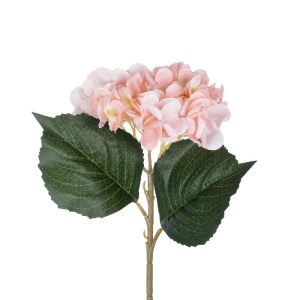 glo-21175-21175_3 GLOBOSTAR® ARTIFICIAL GARDEN SALMON HYDRANGEA BRANCH 21175 ΤΕΧΝΗΤΟ ΔΙΑΚΟΣΜΗΤΙΚΟ  ΚΛΑΔΙ ΟΡΤ