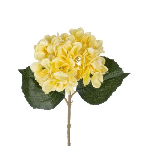 glo-21176-21176_3 GLOBOSTAR® ARTIFICIAL GARDEN YELLOW HYDRANGEA BRANCH 21176 ΤΕΧΝΗΤΟ ΔΙΑΚΟΣΜΗΤΙΚΟ ΚΛΑΔΙ ΟΡΤΑ