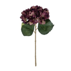 glo-21180-21180_2 GLOBOSTAR® ARTIFICIAL GARDEN DARK RED HYDRANGEA BRANCH 21180 ΤΕΧΝΗΤΟ ΔΙΑΚΟΣΜΗΤΙΚΟ ΚΛΑΔΙ ΟΡ