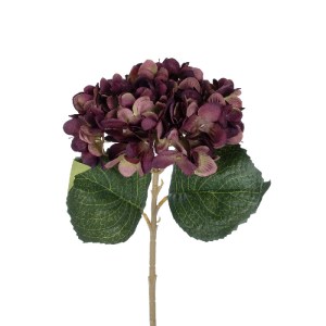 glo-21180-21180_3 GLOBOSTAR® ARTIFICIAL GARDEN DARK RED HYDRANGEA BRANCH 21180 ΤΕΧΝΗΤΟ ΔΙΑΚΟΣΜΗΤΙΚΟ ΚΛΑΔΙ ΟΡ