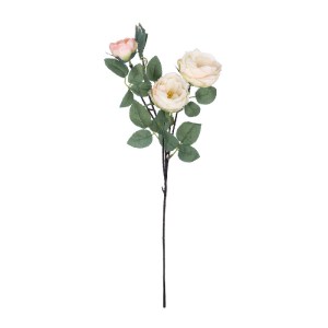 glo-21183-21183_2 GLOBOSTAR® ARTIFICIAL GARDEN CHAMPAGNE CLIMBING ROSE BRANCH 21183 ΤΕΧΝΗΤΟ ΔΙΑΚΟΣΜΗΤΙΚΟ ΚΛΑ