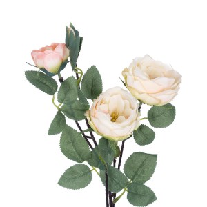 glo-21183-21183_3 GLOBOSTAR® ARTIFICIAL GARDEN CHAMPAGNE CLIMBING ROSE BRANCH 21183 ΤΕΧΝΗΤΟ ΔΙΑΚΟΣΜΗΤΙΚΟ ΚΛΑ