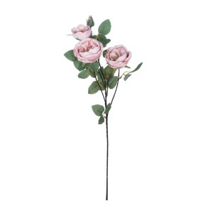 glo-21184-21184_2 GLOBOSTAR® ARTIFICIAL GARDEN PINK CLIMBING ROSE BRANCH 21184 ΤΕΧΝΗΤΟ ΔΙΑΚΟΣΜΗΤΙΚΟ ΚΛΑΔΙ ΤΡ