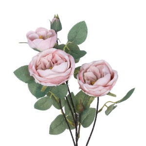 glo-21184-21184_3 GLOBOSTAR® ARTIFICIAL GARDEN PINK CLIMBING ROSE BRANCH 21184 ΤΕΧΝΗΤΟ ΔΙΑΚΟΣΜΗΤΙΚΟ ΚΛΑΔΙ ΤΡ