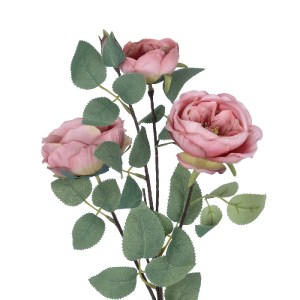 glo-21185-21185_3 GLOBOSTAR® ARTIFICIAL GARDEN HOT PINK CLIMBING ROSE BRANCH 21185 ΤΕΧΝΗΤΟ ΔΙΑΚΟΣΜΗΤΙΚΟ ΚΛΑΔ