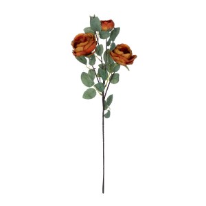 glo-21187-21187_2 GLOBOSTAR® ARTIFICIAL GARDEN CORAL RED CLIMBING ROSE BRANCH 21187 ΤΕΧΝΗΤΟ ΔΙΑΚΟΣΜΗΤΙΚΟ ΚΛΑ
