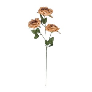 glo-21189-21189_2 GLOBOSTAR® ARTIFICIAL GARDEN PEACH  CLIMBING ROSE BRANCH 21189 ΤΕΧΝΗΤΟ ΔΙΑΚΟΣΜΗΤΙΚΟ ΚΛΑΔΙ 