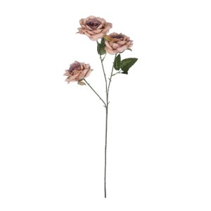 glo-21190-21190_2 GLOBOSTAR® ARTIFICIAL GARDEN OLD PINK CLIMBING ROSE BRANCH 21190 ΤΕΧΝΗΤΟ ΔΙΑΚΟΣΜΗΤΙΚΟ ΚΛΑΔ