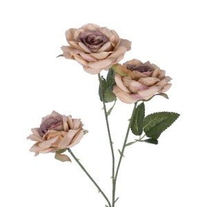 glo-21190-21190_3 GLOBOSTAR® ARTIFICIAL GARDEN OLD PINK CLIMBING ROSE BRANCH 21190 ΤΕΧΝΗΤΟ ΔΙΑΚΟΣΜΗΤΙΚΟ ΚΛΑΔ