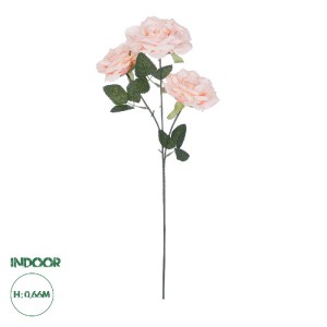 glo-21195-21195_0 GLOBOSTAR® ARTIFICIAL GARDEN PALE PINK CLIMBING ROSE BRANCH 21195 ΤΕΧΝΗΤΟ ΔΙΑΚΟΣΜΗΤΙΚΟ ΚΛΑ