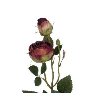 glo-21197-21197_3 GLOBOSTAR® ARTIFICIAL GARDEN RED DAMASK CLIMBING ROSE BRANCH 21197 ΤΕΧΝΗΤΟ ΔΙΑΚΟΣΜΗΤΙΚΟ ΚΛ