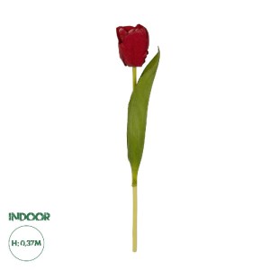 glo-21203-0db0df_21203_0 GLOBOSTAR® ARTIFICIAL GARDEN RED TULIP BRANCH 21203 ΤΕΧΝΗΤΟ ΔΙΑΚΟΣΜΗΤΙΚΟ ΚΛΑΔΙ ΚΟΚΚΙΝΗ ΤΟΥ