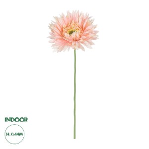 glo-21205-21205_0 GLOBOSTAR® ARTIFICIAL GARDEN PINK GERBERA  BRANCH 21205 ΤΕΧΝΗΤΟ ΔΙΑΚΟΣΜΗΤΙΚΟ ΚΛΑΔΙ ΖΕΡΜΠΕΡ