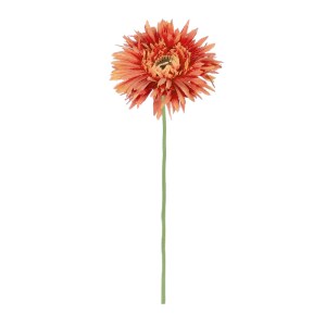 glo-21206-21206_2 GLOBOSTAR® ARTIFICIAL GARDEN ORANGE  ROSE BRANCH 21206 ΤΕΧΝΗΤΟ ΔΙΑΚΟΣΜΗΤΙΚΟ ΚΛΑΔΙ ΖΕΡΜΠΕΡΑ