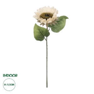 glo-21211-21211_0 GLOBOSTAR® ARTIFICIAL GARDEN PINK SUNFLOWER  BRANCH 21211 ΤΕΧΝΗΤΟ ΔΙΑΚΟΣΜΗΤΙΚΟ ΚΛΑΔΙ ΗΛΙΟΤ