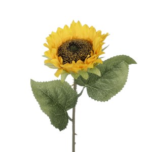 glo-21212-21212_3 GLOBOSTAR® ARTIFICIAL GARDEN YELLOW SUNFLOWER  BRANCH 21212 ΤΕΧΝΗΤΟ ΔΙΑΚΟΣΜΗΤΙΚΟ ΚΛΑΔΙ ΗΛΙ