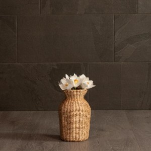 glo-21222-21222_7 GLOBOSTAR® ARTIFICIAL GARDEN HAVANA 21222 ΔΙΑΚΟΣΜΗΤΙΚΟ ΠΛΕΚΤΟ ΚΑΛΑΘΙ - ΚΑΣΠΩ ΓΛΑΣΤΡΑ - FLOWER POT ΜΠΕΖ Μ16 X Π16 X Υ25CM