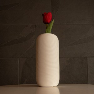 glo-21247-21247_7 GLOBOSTAR® ARTIFICIAL GARDEN BLANCO 21247 ΔΙΑΚΟΣΜΗΤΙΚΗ ΚΕΡΑΜΙΚΗ ΓΛΑΣΤΡΑ ΓΚΡΙ Π18 X Μ18 X Υ16 CM