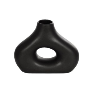 glo-21252-21252_2.webp GLOBOSTAR® ARTIFICIAL GARDEN HORIZON 21252 ΔΙΑΚΟΣΜΗΤΙΚΟ ΚΕΡΑΜΙΚΟ ΒΑΖO ΜΑΥΡΟ Π18 X Μ6 X Υ15
