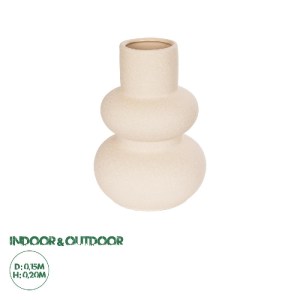 glo-21254-21254_0.webp GLOBOSTAR® ARTIFICIAL GARDEN QUARTZ 21254 ΔΙΑΚΟΣΜΗΤΙΚΟ ΚΕΡΑΜΙΚΟ ΒΑΖO ΜΠΕΖ Π15 X Μ15 X Υ20 